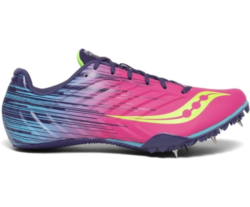 Tenis Saucony Spitfire 5 Mujer Zapatillas Running Rosas / Moradas México MX-946-OH